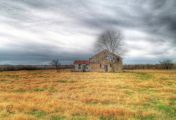 Fine Art Poster featuring the photograph Abandoned Homestead by Robert Harris