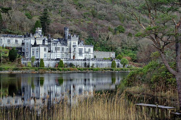 Kylemore Abbey Poster featuring the photograph Across the Pond by Jennifer Robin