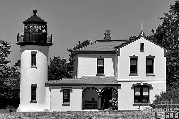 Lighthouse; Lighthouse; Admiralty Head Lighthouse; Admiralty Head; Whidbey Island; Historic; Ocean; Coastal; Sea; Building; Architecture; Kirt Tisdale; Photography Poster featuring the photograph Admiralty Head Lighthouse by Kirt Tisdale