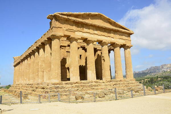 Agrigento Poster featuring the photograph Agrigento, Valley of the Kings 3 by Regina Muscarella