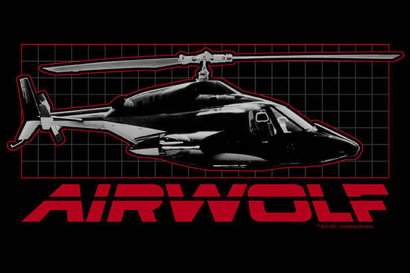 Airwolf tv series, supercopter | Poster