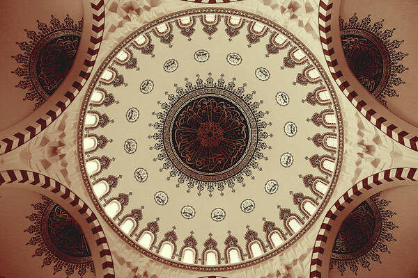 Albumen Print Of Amazing Mosques Around The World - 043 Poster featuring the painting Albumen Print of Amazing Mosques around the world - 043, Woodburytype by Artistic Rifki