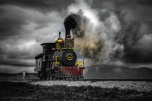 Train Poster featuring the photograph All Aboard by Pam Rendall