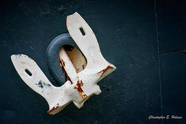 Ship Poster featuring the photograph Anchor Stowed by Christopher Holmes