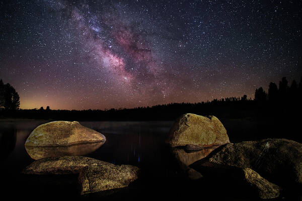 Lake Poster featuring the photograph Antelope Lake Nightscape by Mike Lee