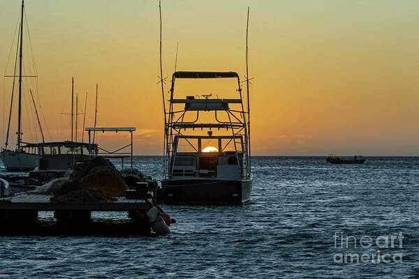 Sunset Poster featuring the photograph Aruba Sunset by Tom Watkins PVminer pixs