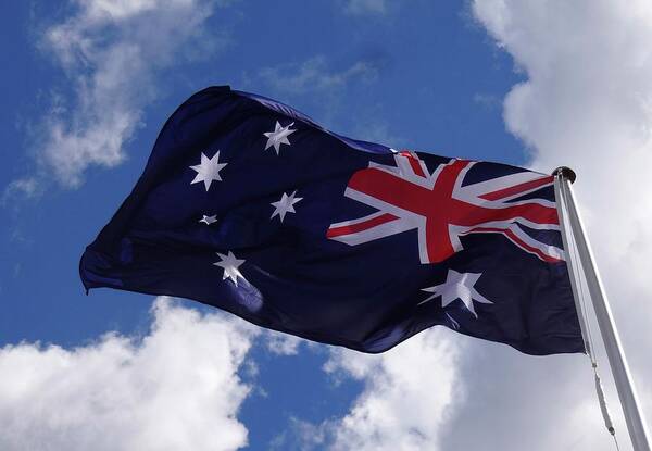 Australian Poster featuring the photograph Australian Flag by Andre Petrov