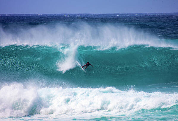 Hawaii Poster featuring the photograph Banzai Pipeline 21 by Anthony Jones