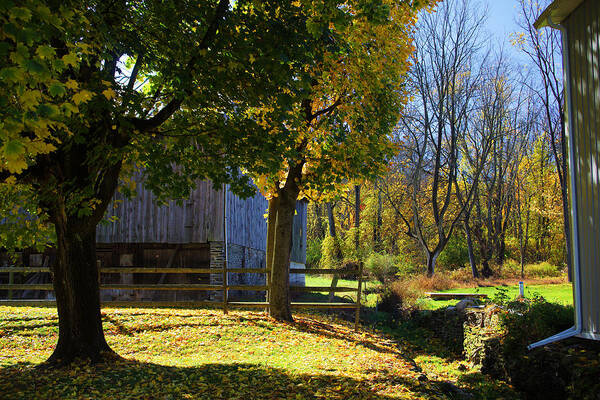 Farm Poster featuring the photograph Berks County Autumn No. 1 by Steve Ember