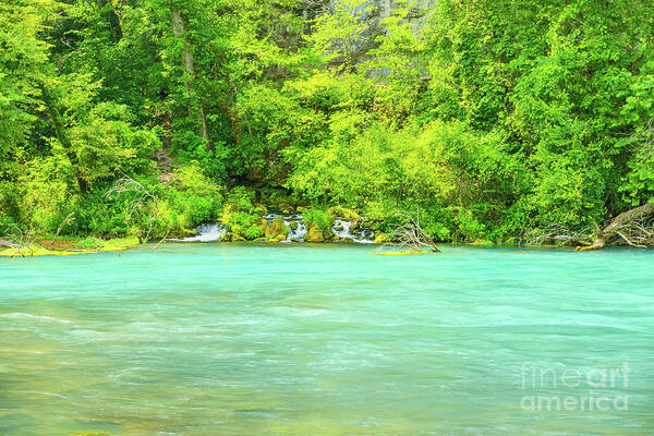 Big Spring Poster featuring the photograph Big Spring Waterfalls by Jennifer White