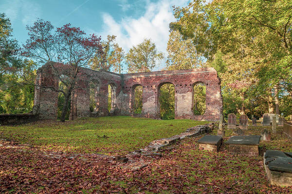 Abandoned Poster featuring the photograph Biggin Church Ruins 6 by Cindy Robinson