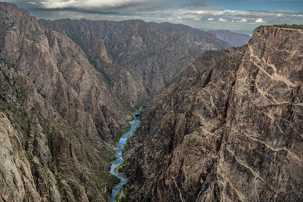 Black Canyon Of The Gunnison Poster featuring the photograph Black Canyon of the Gunnison by George Buxbaum