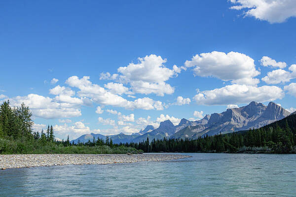 Alberta Poster featuring the photograph Boat Float on the Bow River 8 by Cindy Robinson