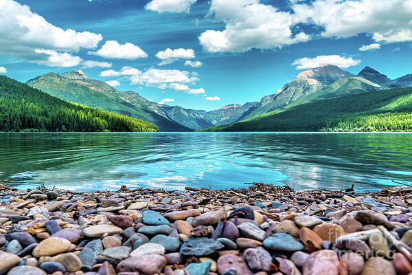 Reflection Poster featuring the photograph Bowman Lake by Tom Watkins PVminer pixs
