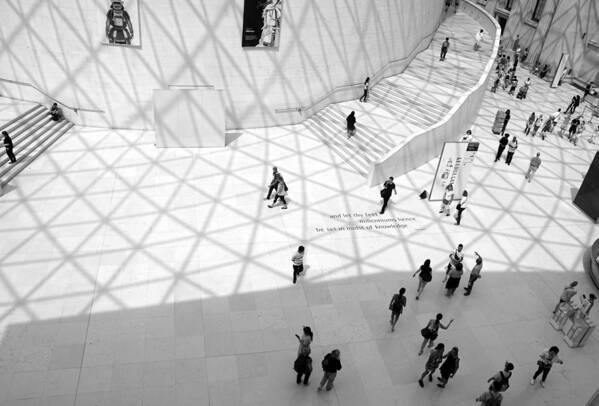 U.k. Poster featuring the photograph British Museum by Jolly Van der Velden