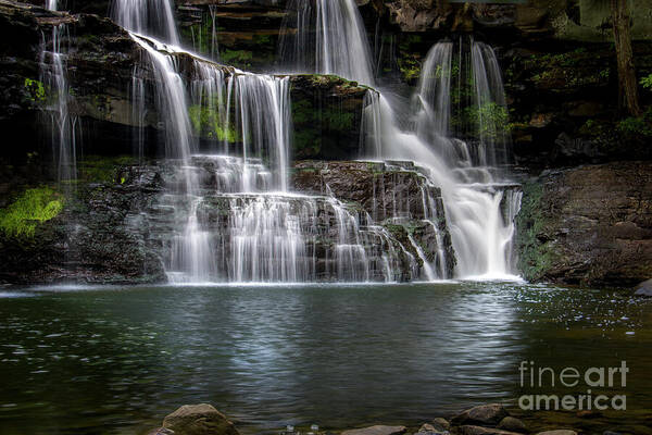 Mystic Poster featuring the photograph Brush Creek Falls by Shelia Hunt