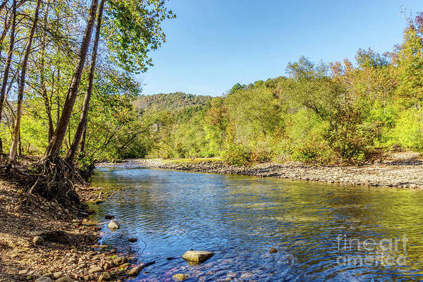 Ar Poster featuring the photograph Buffalo River Fall Afternoon by Jennifer White