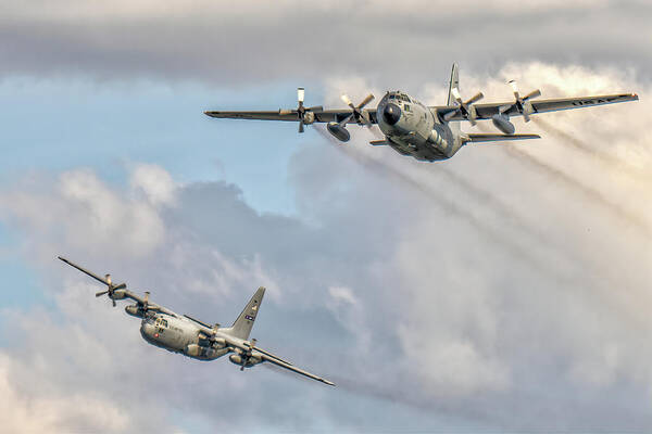 2020 Poster featuring the photograph C-130 Dance by David R Robinson