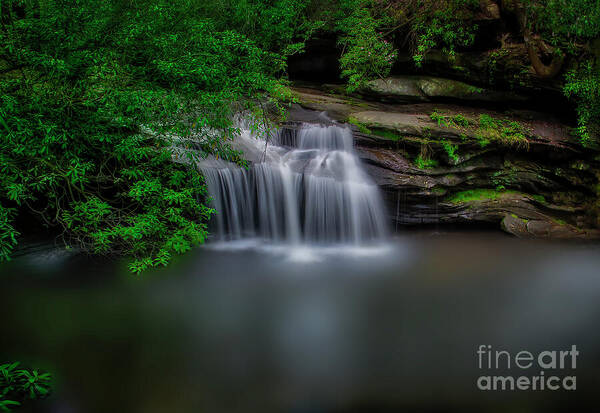 Carrick Creek Poster featuring the photograph Carrick Creek Falls by Shelia Hunt