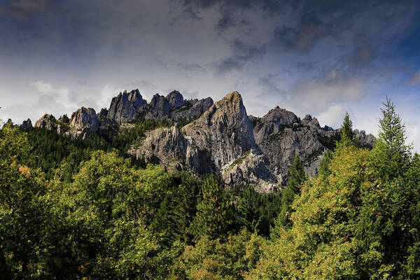 Castle Crags Poster featuring the photograph Castle Crags by Ryan Workman Photography