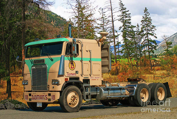 Big Rigs Poster featuring the photograph Catr0645-20 by Randy Harris