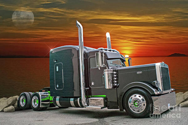 Big Rigs Poster featuring the photograph Catr1550-21 by Randy Harris