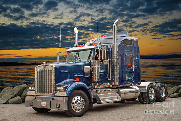 Big Rigs Poster featuring the photograph Catr1574-21 by Randy Harris