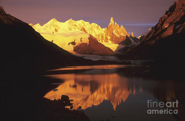 Patagonia Poster featuring the photograph Cerro Torre Patagonia Argentina by James Brunker