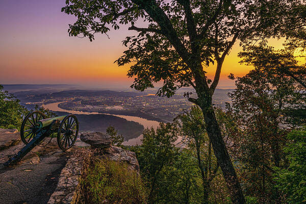 Chattanooga Poster featuring the photograph Chattanooga Sunrise by Erin K Images