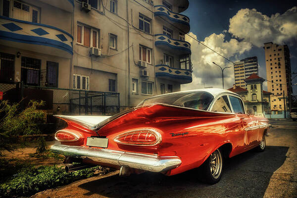 Chevy Poster featuring the photograph Chevrolet Biscayne by Micah Offman