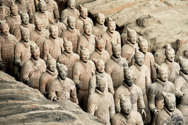 Asia Poster featuring the photograph China 10 MKm2 Collection - Terracotta Army I I I by Philippe HUGONNARD