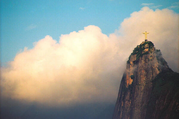 Brazil Poster featuring the photograph Christ The Redeemer by Claude Taylor