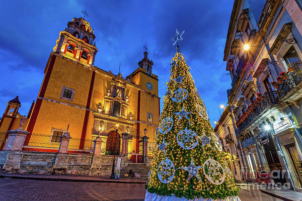 Christmas Ornament Poster featuring the photograph Christmas in Guanajuato, Mexico by Sam Antonio