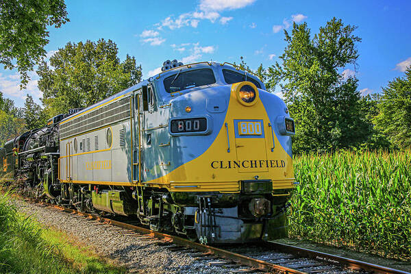 Clinchfield Poster featuring the photograph Clinchfield No 800 by Dale R Carlson