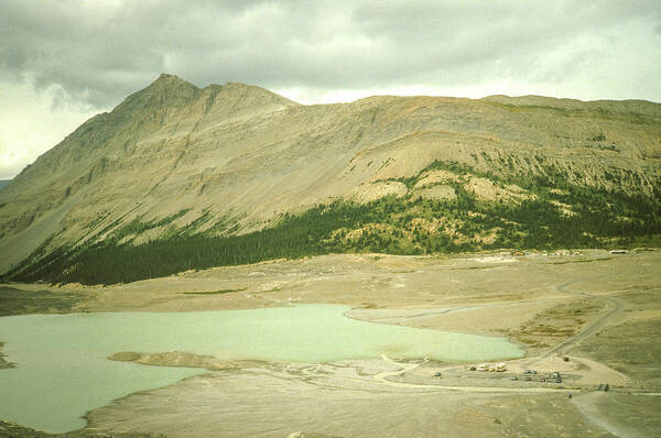 Alberta Poster featuring the photograph Columbia Icefields Meltwater Lake by Gordon James
