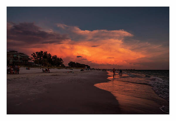 Anna Maria Island Poster featuring the photograph Coquina Beach Clouds 2 by ARTtography by David Bruce Kawchak