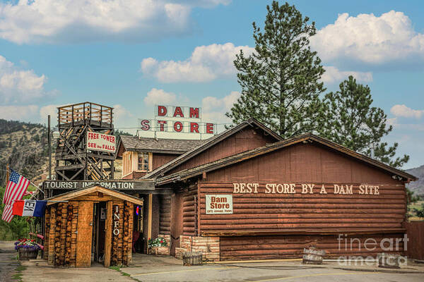 Dam Store Poster featuring the photograph Dam Store by Lynn Sprowl