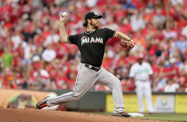 Great American Ball Park Poster featuring the photograph Dan Haren by Andy Lyons