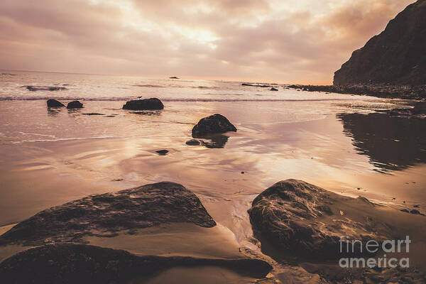 Dramatic Poster featuring the photograph Dana Point Seascape by Abigail Diane Photography