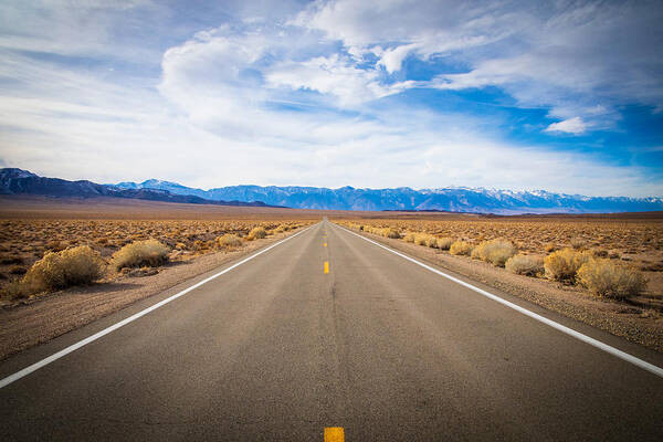 California Poster featuring the photograph Darwin Plateau - Highway 190 West by Jonathan Babon