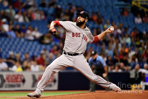David Price Poster featuring the photograph David Price by Julio Aguilar
