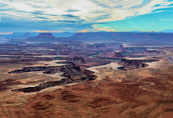 Dead Horse Canyon Poster featuring the photograph Dead Horse Canyon by Allen Carroll