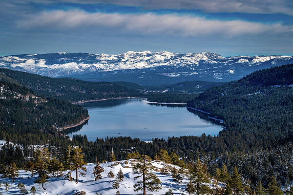 Donner Lake Poster featuring the photograph Donner Lake Full by Clinton Ward