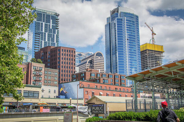 2017 Poster featuring the photograph Downtown Seattle by Gerri Bigler