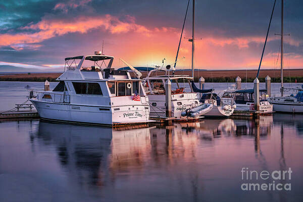 Savannah Poster featuring the photograph Dreamy Skies in Savannah by Shelia Hunt