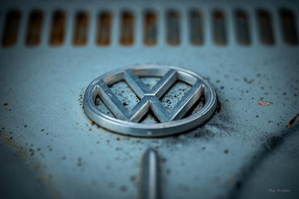 Vw Poster featuring the photograph Emblems by Tony DiStefano