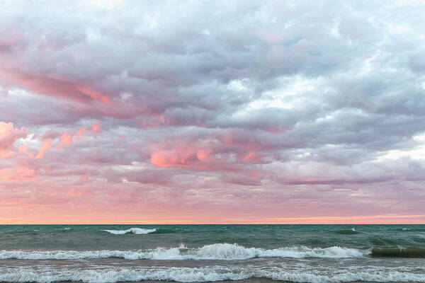 Beach Poster featuring the photograph Evening Light by Patty Colabuono