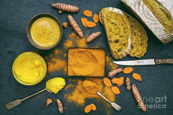 Turmeric Ghee Poster featuring the photograph Everything Turmeric by Tim Gainey