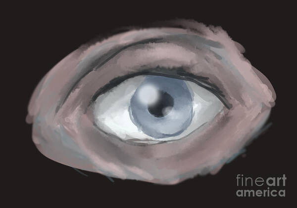 Eye Poster featuring the digital art Eye by Jayson Halberstadt