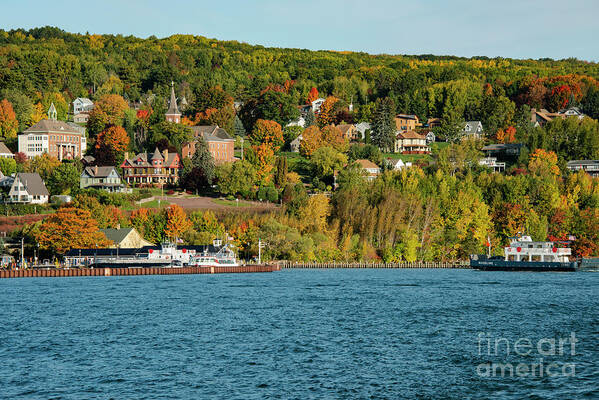 Bayfield Poster featuring the photograph Fall Colors in Bayfield by Bob Phillips